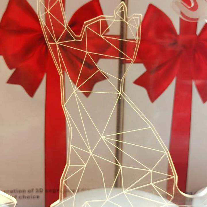 Cat 3D Illusion Night Light