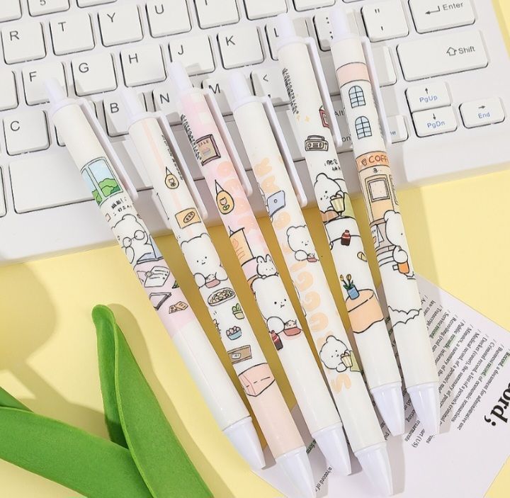 1%20pis%20Beauty%20Student%20Exam%20Writing%20Pen%200.5mm%20Black%20Refill%20Replaceable%20Water%20Penn%20-%20Image%207
