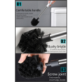 Toilet Brush Soft Non-Slip Cleaning Brush Wall Hanging Super Decontamination Bathroom Cleaning Tool White Durable. 