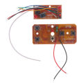4CH RC Remote Control 27MHz Circuit PCB Transmitter Receiver Board Radio System for RC Car.