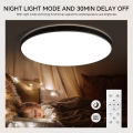 Led Ceiling Lights Dimmable  Smart Modern Ceiling Lamps with Remote Control Kitchen Bedroom Light Led Panel Lamp Home Room Decor. 