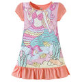 Fish Costume Day Dress Beauty Minnie Dress Raw 2024 Snow White Princess Dress Girls Children Clothes Belle Anna Elsa Rapunzel.