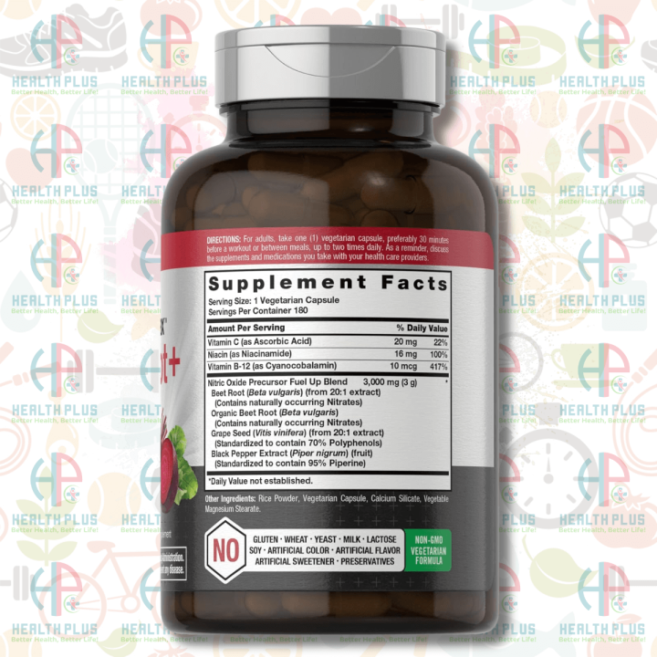 Horbaach%20Nitric%20Oxide%20Beet%20Root%20and%20Precursor%20with%20Nitrates,%20180%20Capsules%20-%20Image%203