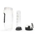 1000ml/32oz Fruit Infusing Infuser Water Bottle Plastic Sports Detox Health black ,BPA-Free Fruit Infusion Sports Bottle. 