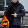 New Men's Trendy Youth Hooded Jacket Korean Style Leisure Windproof Spring and Autumn Tops Men's Casual Jacket.