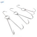 Stainless Steel Hanging Meat Hooks -Butcher, Farmer,Chef Meat Hook 0.54x26cm.