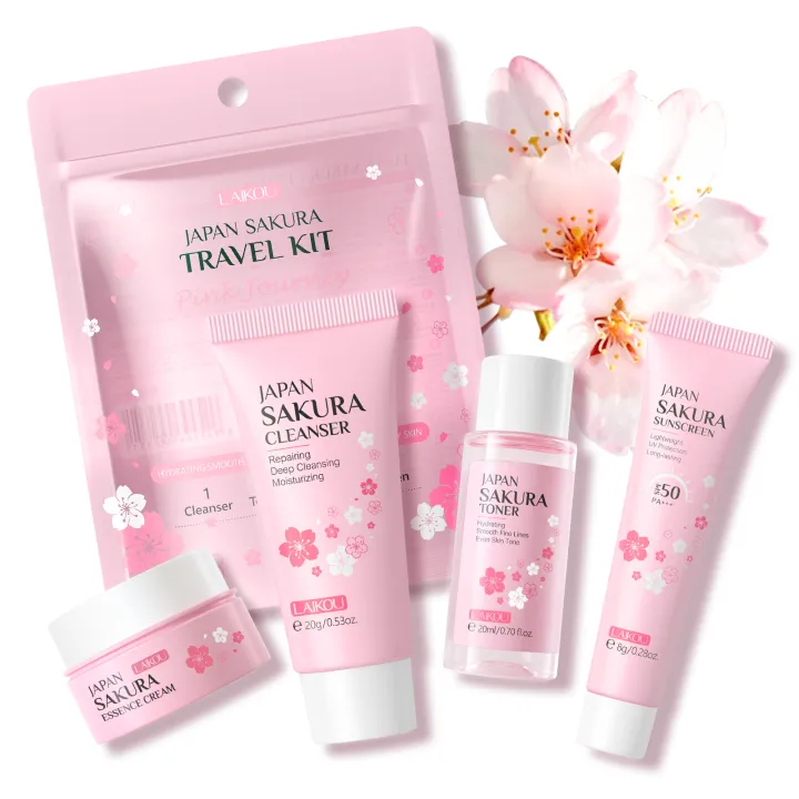 Laikou Japan Sakura Travel Kit 4 in 1 set | Daraz.com.bd