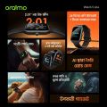 Oraimo Watch 5 Lite Smart Watch OSW-804 with 2.01 Inch HD Display and 100 Plus Sports Modes.