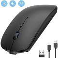 Rechargeable Wireless Optical Mouse, Wireless Computer Gamer 2.4GHz Mouse. 