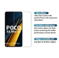 Xiaomi Poco X6 Pro 5G Screen Protector 3D Tempered Clear Screen protector Premium Product Gorilla Glass Transparent Clear Ultra Thin - Durable & Scratch Resistant - Easy to Install. 