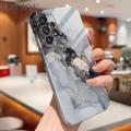 Hontinga for Samsung Galaxy A53 5G Back Cover Luxury Marble All-inclusive Film Hard Phone Case Camera Protection Mobile Cover.