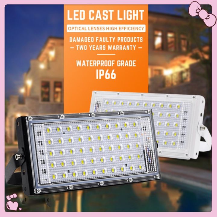 5pc 50W LED Flood Light LED Street Light 220V outdoor waterproof Landscape Lighting IP65 LED Spot Light