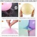 75 Kit Balloon Garland,White Balloons+Pink Balloons+Blue Balloons+Gold Confetti Balloons,Birthday Balloons Party Decor. 