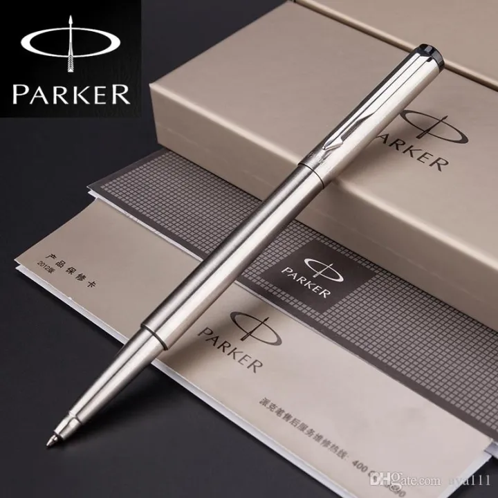 Parker%20Vector%20Stainless%20Steel%20Rollerball%20Pen%20With%20Parker%20Gift%20Box%20-%20Pen%20-%20Fountain%20Pen%20-%20Image%202