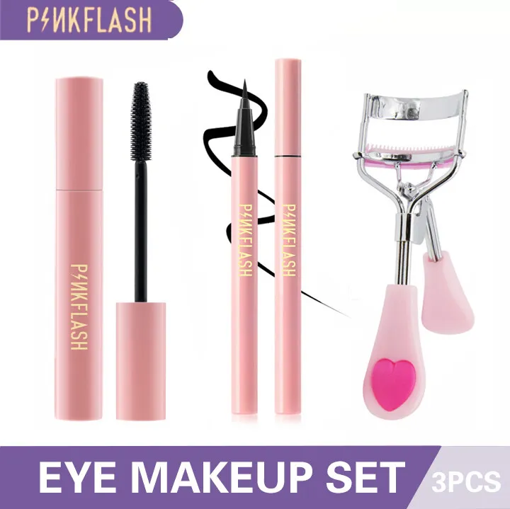 Erya%20PINKFLASH%20The%20Hottest%20Beauty%20Makeup%20Set%203pcs%20Set%20Mascara%20+%20Eyeliner%20+%20Eyebrow%20pencil%20/%20Eyelash%20curler%20Day%20And%20Night%20Waterproof%20Eye%20Makeup%20Set%20-%20Image%203