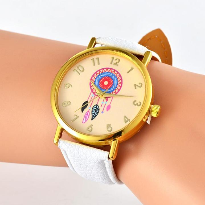 TODAY%20MARKET%20Leather%20Wrist%20Watch%20Geneva%20Dream%20Catcher%20Watch%20Free%20Box%20-%20Image%203