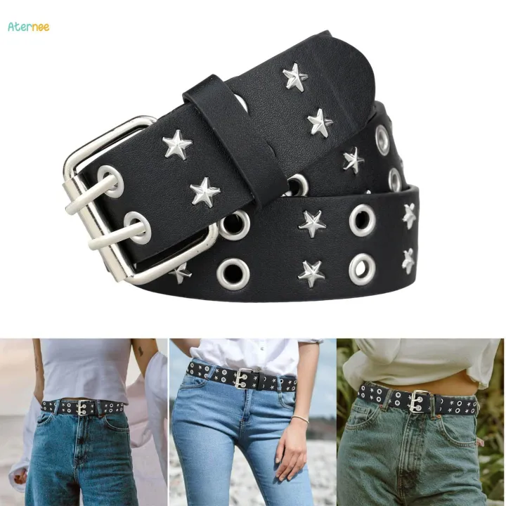 Double%20Grommet%20Belt,%20Punk%20Belt%20Adjustable%20Women%20Men%20Belt%20Double%20Hole%20Eyelet%20Belt%20Jeans%20Belt%20-%20Image%206