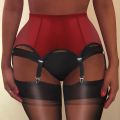 Vintage Summer New Women Sheer Garter Belt Over The Knee Thigh High Stockings Lace Suspender Garters Fashion Plus Size.