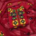 Eid Exclusive Rainbow Ari Cotton Three Piece for Girls/Women. 