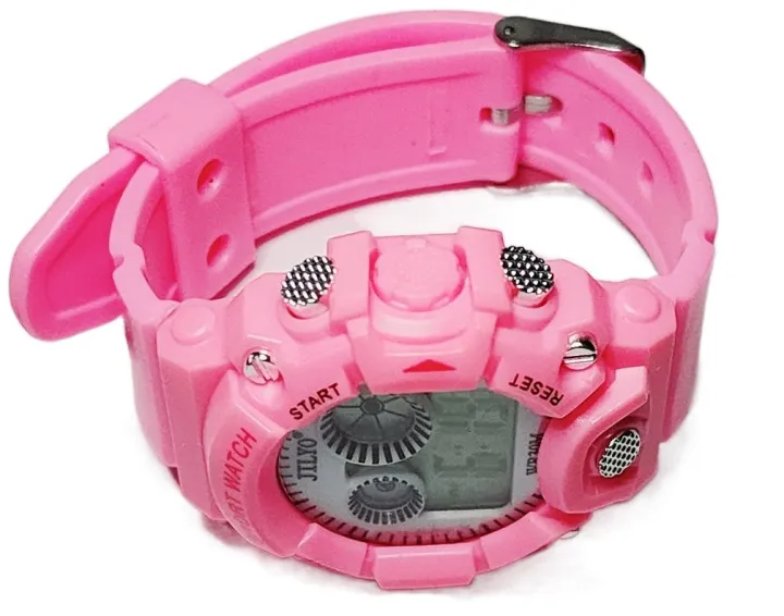 Girls%20Sport%20Watch%20Water-Resistant%20Digital%20Dial%20Pink%20Resin%20Strap%2030M%20WR%20-%20Elegant%20Kids'%20Timepiece%20-%20Image%205