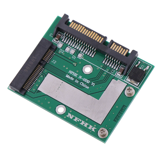 【Funny Bunny Toy Store】Half MSATA Mini Pcie SSD To 2.5'' SATA3 Adapter Converter Creek