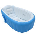 Portable inflatable baby bathtub with thickened folding for children. 