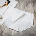 1 Pc New Style Women'S Mid-Waist Ice Silk Panty For Women - Comfortable Regular Use Ice Silk Seamless Panties For Women/ Seamless Underwear For Girls - Panty.