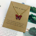 Trendy Butterfly Chain Pendant Necklace for Women - Necklaces for Girls Simple Fashion. 