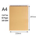 sketch art & drawing book, spiral cartridge paper for artists a5/a4/a3. 