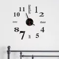 3D Acrylic Wall Clock DIY Mute Wall Clock Wall Stickers Home Decorations. 