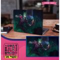 The Joker Hero Attributes Design Laptop Sticker.