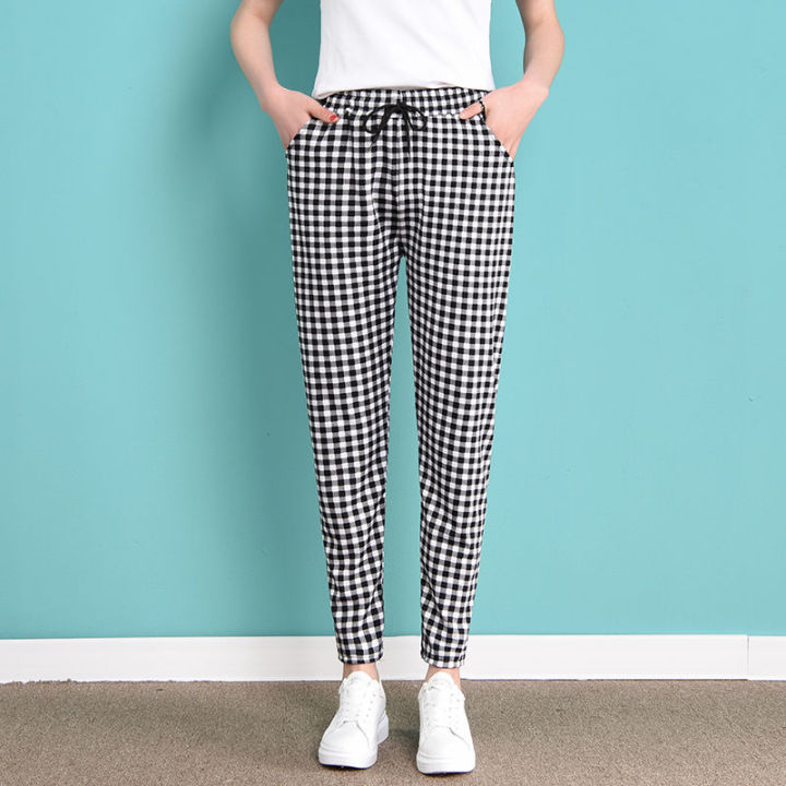 Women%20Pants%20Spring%20And%20Summer%20High-Waisted%20Trousers%20Women's%20Loose%20Seventh%20Ninth%20Casual%20Pantalones%20De%20Mujer%20-%20Image%206
