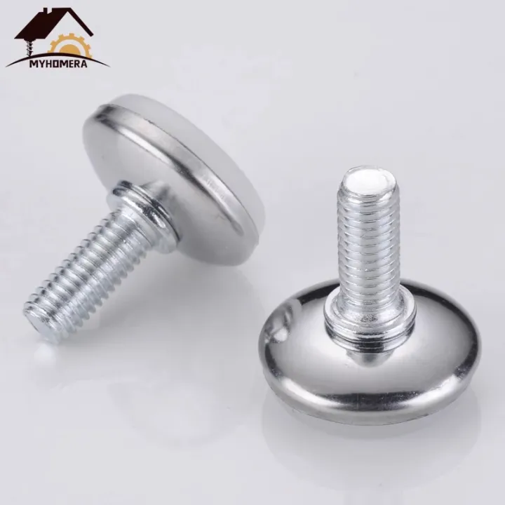 New%204Pcs%20Steel%20Furniture%20Legs%20Anti-slip%20Base%20Table%20Cabinet%20Leg%20Pad%20Adjustable%20Leveling%20Feet%20Leveler%20M8%20M10%20Screw%2013mm-27mm%20-%20Image%203