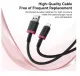 Baseus Dura Series 2.4A iPhone Lightning Charging Data Cable. 