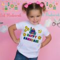 Happy Ramadan Mubarak Print Kids Clothes T-shirt For Girls Boys Eid Ramadan Kids T Shirt Short Sleeve Islamic Muslim Outfit Tops. 