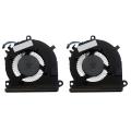2X Laptop CPU Cooling Fan DFS2000055K0T DC5V 0.5A 4PIN for HP Pavilion Gaming 15-EC L77560-001.