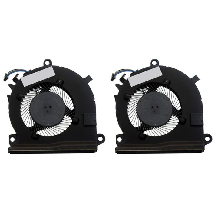 2X Laptop CPU Cooling Fan DFS2000055K0T DC5V 4PIN for