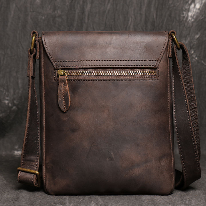 Vintage%20Brown%20Crossbody%20for%20Men%20Genuine%20Leather%20Men's%20Casual%20Shoulder%20Bag%20Fashion%20Design%20Sling%20Bag%207.9%20inch%20ipad%20Phone%20Bag%20-%20Image%202