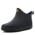 Cross border rain boots men's low-top rain boots short tube anti-slip car wash water shoes rubber shoes waterproof tide fashion anti-slip overshoes wholesale.