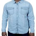 Mans Casual Summer Tissue Cotton Denim Shirt. 