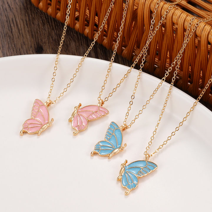 Creative%20Double%20Butterfly%20Necklace%20Charm%20Clavicle%20Chain%20Couple%20Necklace%20Friendship%20Butterfly%20Pendant%20Bff%20Necklace%20for%20Women%20Girls%20Best%20Friend%20Valentine's%20Gift%20-%20Image%204