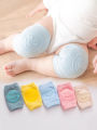 1 Pair Baby Knee Pads – Breathable Anti-Slip Crawling Knee Protector | Elastic Baby Knee Guard Socks for Toddler Crawling & Walking Support. 