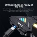 Y70 Motorcycle Bluetooth Helmet Headset V5.3 RGB Colorful Lights Earphone IPX6 Waterproof Support Connecting 2 Phones Same Time. 