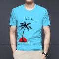 Stylish T-shirt Comfortable - New Contrast Sun Design Digital printed T-shirt/ Tshirt For Men/ T-shirt For Men Women.