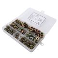 Threaded Inserts Nuts, Wood Insert Assortment Tool Kit, M4/M5/M6/M8 Furniture Screw Inserts Bolt Fastener(660 PCS). 