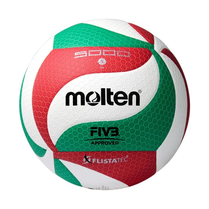 Molten%20V5M5000%20Volleyball%20FIVB%20Approved%20Official%20Size%205%20Volleyball%20For%20Women/Men%20Indoor%20Professional%20Match%20Training%20SnowWhite%20-%20Image%202