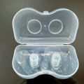 2 Piece Nipple Shield with Carrying Box BreastFeeding Nipple. 