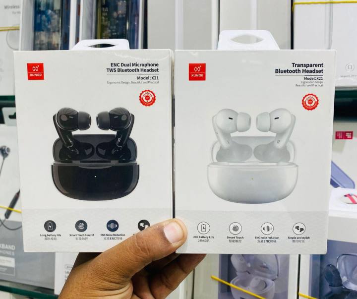 XUNDD X21 TWS Headphones V5.3 Bluetooth Earphones ENC Noise Reduction