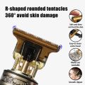 Vintage t9 Hair Trimmer Machine Cordless Hair Cutter Finishing Machine Beard Clipper Hair for Men Rechargeable Electric Shaver. 