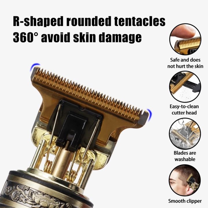 Vintage%20t9%20Hair%20Trimmer%20Machine%20Cordless%20Hair%20Cutter%20Finishing%20Machine%20Beard%20Clipper%20Hair%20for%20Men%20Rechargeable%20Electric%20Shaver%20-%20Image%202